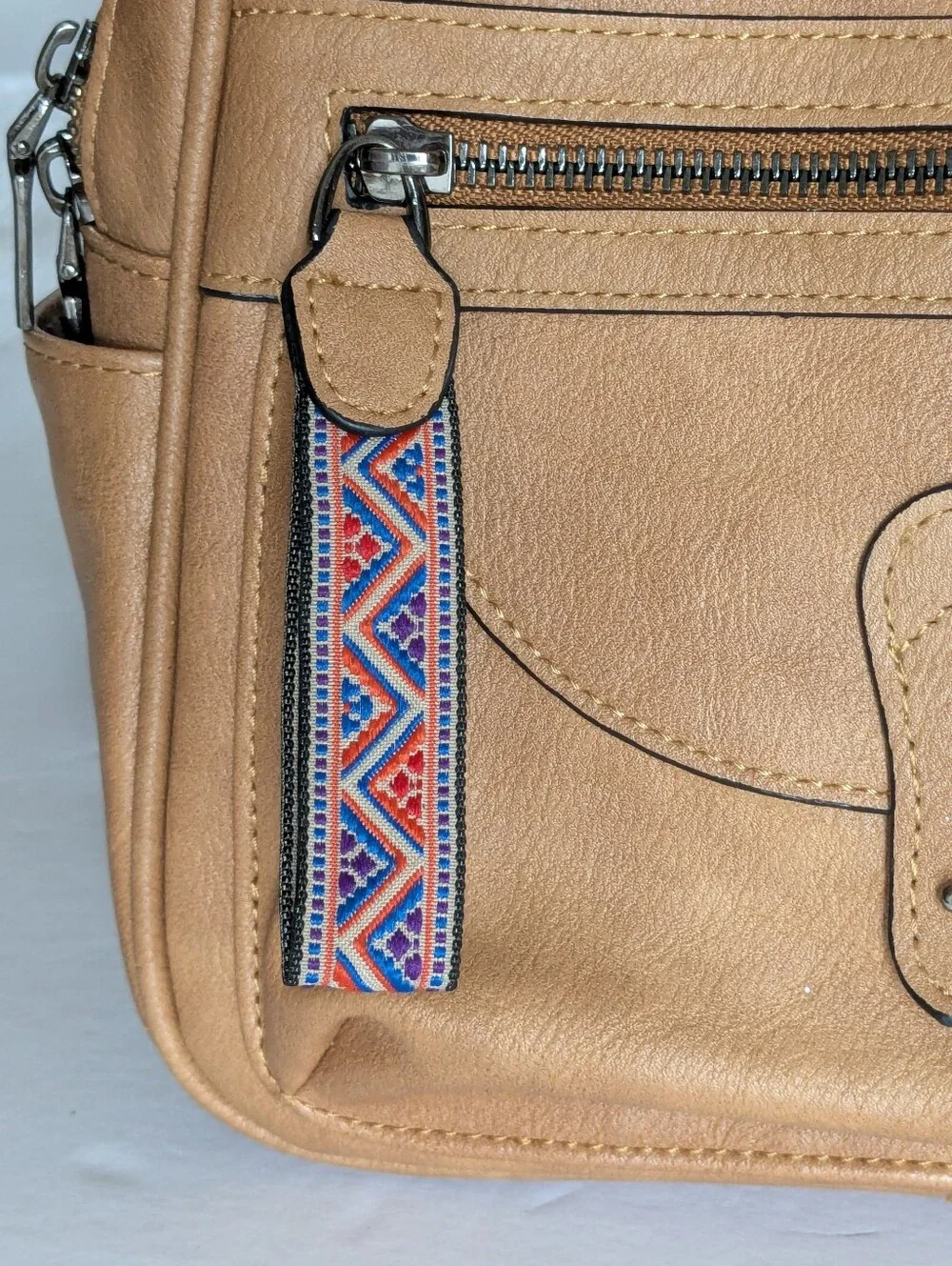 Fadeon Faux Leather Backpack